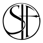 A sigil like logo for Sarah Le-Fevre Art, made from intertwined S, L and F